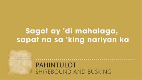 pahintulot lyrics.